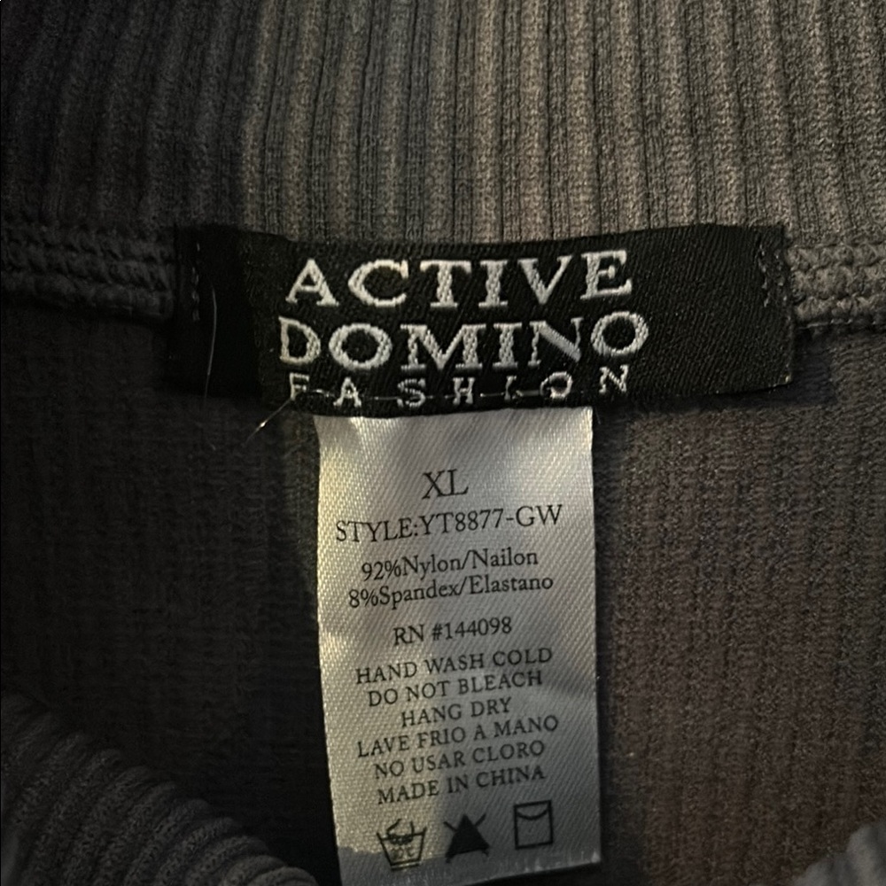 Black Ribbed Women's Jacket - Picture 2 of 6